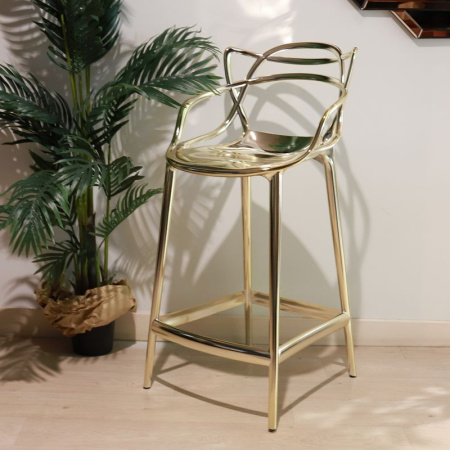 Kartell Masters Барный стул, 99 см, золотой