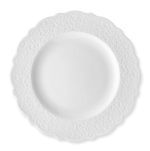 Alessi Dressed Фарфоровая обеденная тарелка, диаметр - 27,3 см, цвет - белый