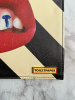 Seletti Toiletpaper Клатч Stripes Shit, размеры: 20х28x3 см, цвет - черный, белый, красный
