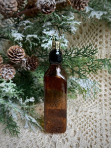 Inge Glas Стеклянная елочная игрушка Коллекционный виски, размер - 13 см