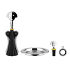 Alessi Wine Подарочный набор: штопор, заглушка для бутылки, кольцо от капель, подставка для бокала