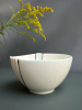 Seletti Kintsugi Фарфоровая пиала, диаметр - 11,5 см, цвет - белый, зеленый, золотой