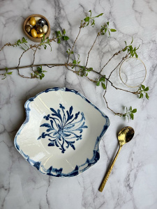 Seletti Classics on Acid Тарелка для супа Talavera, диаметр - 25,4 см, цвет - белый, синий