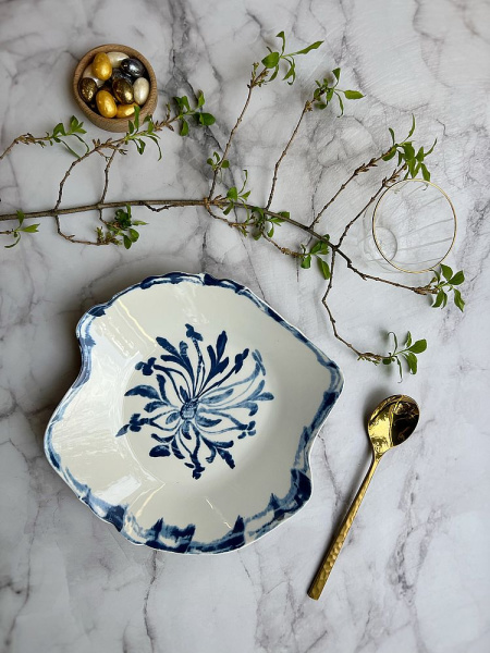 Seletti Classics on Acid Тарелка для супа Talavera, диаметр - 25,4 см, цвет - белый, синий