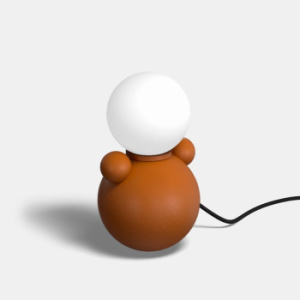 Svoy Design Керамический настольный светильник Nevalyashka, размеры: 14х14х22h см, терракотовый