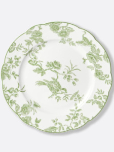 Bernardaud Albertine Обеденная тарелка, диаметр - 26 см, цвет - белый, зеленый