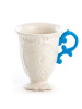 Seletti I-Wares Фарфоровая кружка, размеры: 10х10х11,5h см, цвет - белый, голубой
