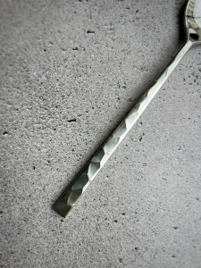 Degrenne Fuse Martele Вилка для закусок, длина - 15 см, матовая сталь