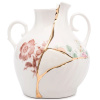 Seletti Kintsugi Декоративная фарфоровая ваза, размеры: 18х16х19 см, цвет - белый