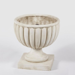 EDG Декоративная подставка для искусственной ели в виде чаши, размеры: 45х45х46h см, кремовый