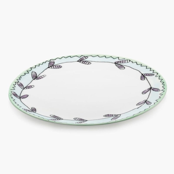 Serax Marni Midnight Flowers Набор из 2-х тарелок с рисунком Blossom Milk MF, диаметр - 20 см