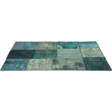 Kare 31856 Ковер бирюзовый из лоскутков, 170*240 см