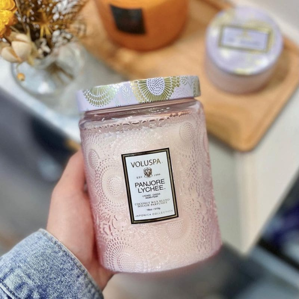 Voluspa Ароматическая свеча Панжерское личи, 510 г