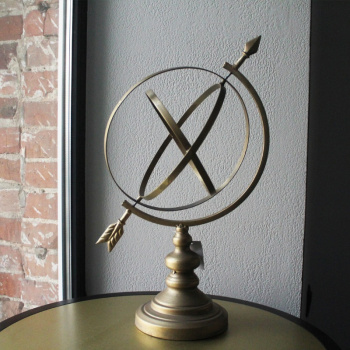 Boltze Koperniko Металлический глобус, 63 см, золотой