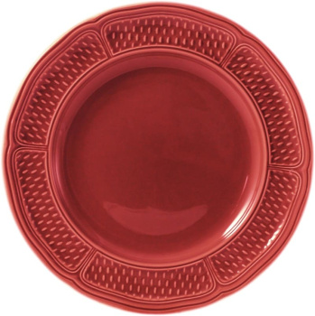 Gien Pont aux choux Десертная тарелка, 23,2 см, красный