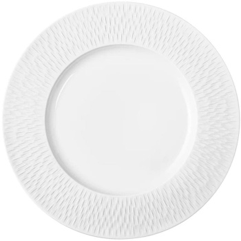 Degrenne Boreal Satin Фарфоровая тарелка для основного блюда, 28,5 см, белый