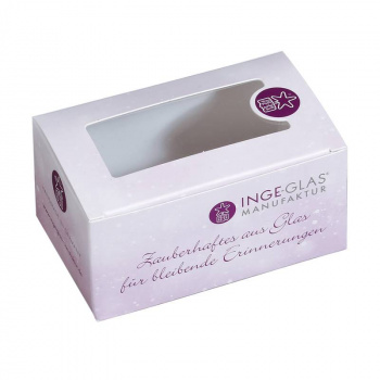 Inge Glas Подарочная коробка с окошком, 10x5,5x5 см
