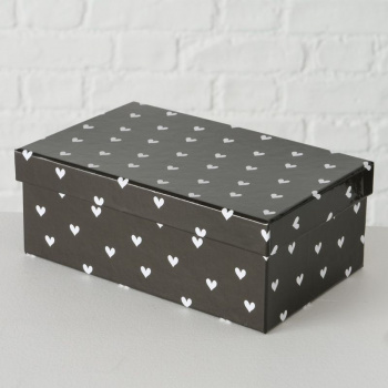 Boltze Sunny Подарочная коробка, 7,5 см, черный/белый
