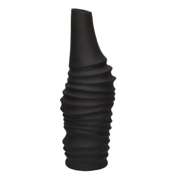 Pomax Lousa Керамическая ваза, 11,5х10,5х32 см, антрацит
