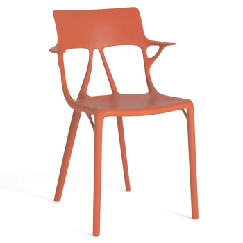 Kartell A.I. Chair Стул, размеры: 54х53х81 см, цвет - оранжевый матовый