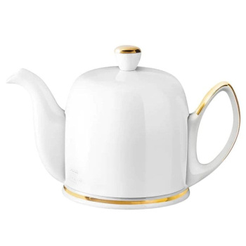 Degrenne Salam Заварочный чайник, объем - 1 л, белый с золотыми акцентами 24К
