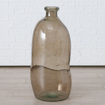 Boltze Marrit Стеклянная ваза - бутылка , 73 см, коричневый