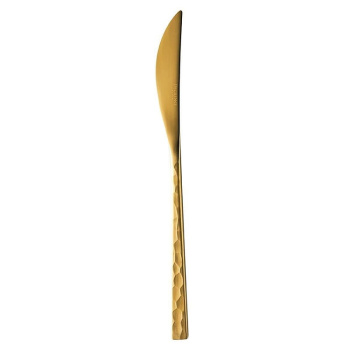 Degrenne Fuse Martele Laiton Столовый нож, 21,5 см, золотой