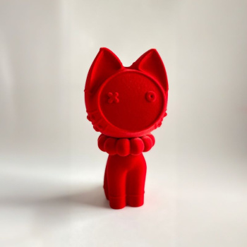 Ivanovartist Toy Artistcat Керамическая статуэтка Красный бархатный кот, высота - 20 см