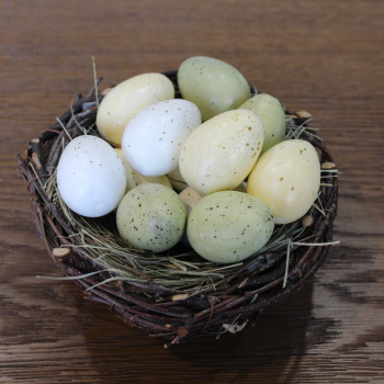 Sia Набор перепелиных яиц (12 шт), 4*3 см