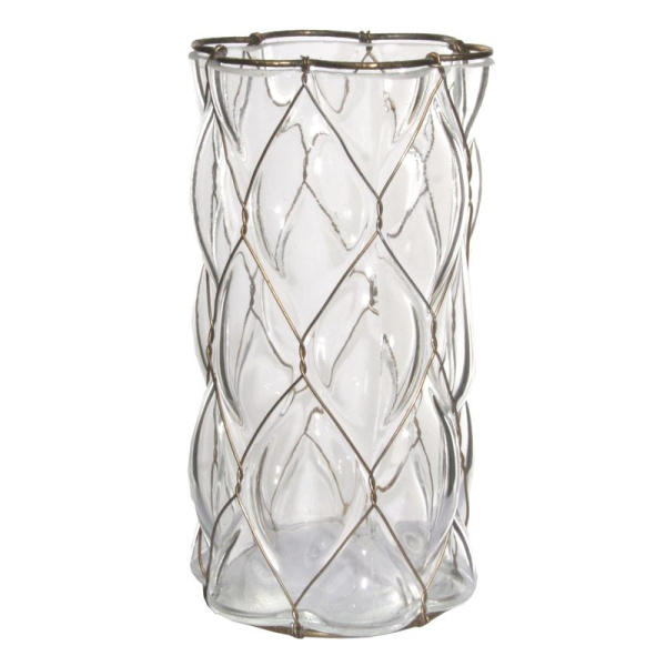 ShiShi Стеклянная ваза, 18,5 см, прозрачный