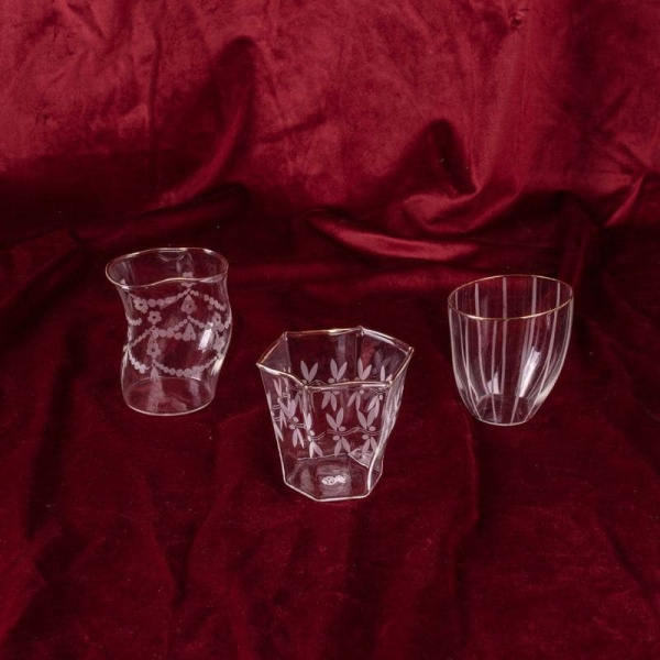 Seletti Classic on Acid Стеклянный стакан Spring, размеры: 7,7х5,9х9,1 см, цвет - прозрачный