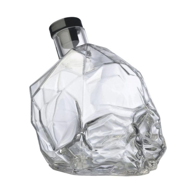 Nude Memento Mori Хрустальная бутылка для виски, 0,75 л, 11,5х15,5х18,3 см, прозрачный