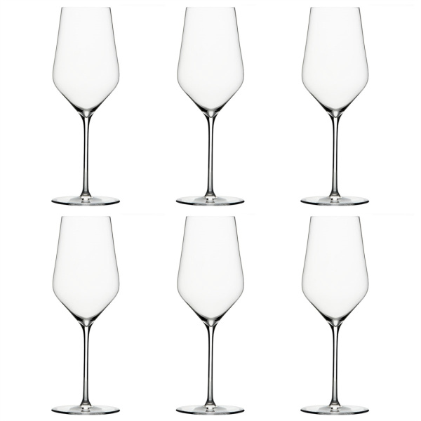 Zalto Denk Art White Wine Набор из 6 стеклянных бокалов для белого вина, 23 см, 400 мл, прозрачный