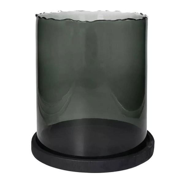 Pomax Jazz Деревянная для свечи/вазы, 28х2,5 см, черный